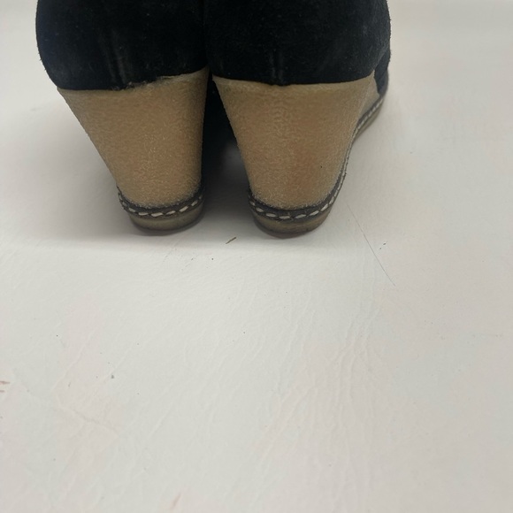 JCrew MacAllister black sauce wedges boots size 8 - Picture 5 of 10